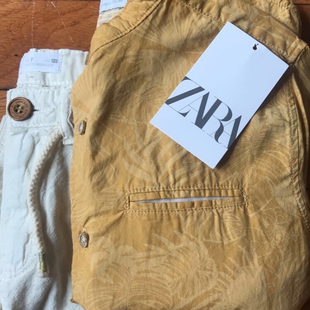 Boys soft linen Zara set